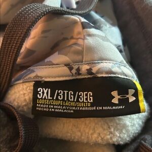 Under Armour Gray and Black Hoodie